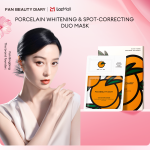 FAN BEAUTY DIARY PORCELAIN WHITENING & SPOT-CORRECTING DUO FACIAL MASK