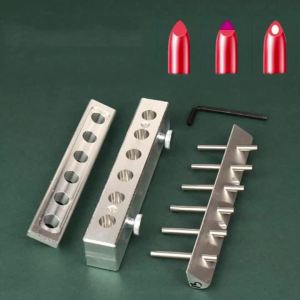btnx Two-color core design DIY lipstick production (standard inner diameter 12.1mm) 6-cavity aluminum lipstick mold Z1H5K