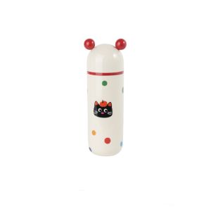 JEHUA Cute Travel Toothbrush Case Cat Pattern Wash Cup Practical Plastic Portable Toothbrush Cup Camping