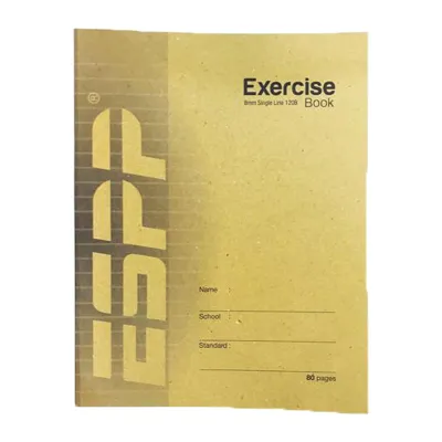 ESPP F5 Soft Exercise Book Single Line 8mm 120B 1S