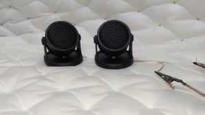 Car Tweeters 2pcs 12V High Efficiency Car Stereo Speakers YH-100Dome Tweeter Speakers for Car Audio System