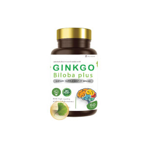กิงโกะพลัส แปะก๊วย (GINKGO Biloba plus) 60 caps
