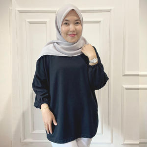 Kaos Wanita lengan Panjang | Kaos wanita jumbo | Bebyterry Premiums | Polos dan Bordir