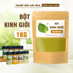 Bột lá kinh giới 1kg nguyên chất khô thơm sạch - Lãn Ông
