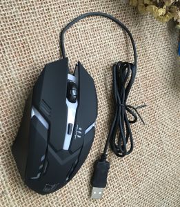Gaming mouse K2 / Type MP1 Chuột máy tính (PC/Laptop) chơi game dây USB có đèn LED 7 màu