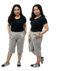 Celana  jumbo Legging full R polos / baggy pant jumbo / celana pendek fitto L / celana pendek jumbo wanita santai / celana pendek jumbo kasual