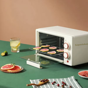 Compact 12L Air Fryer Toaster Oven Multi-function Bake & Roast Stainless Steel Countertop Mini Oven Fast Preheat 60min
