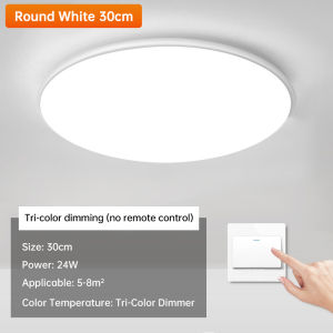 KASIDA NEW ultra bright ceiling lights modern design ceiling light tricolor dimming led lights house ceiling Ultra thin led ceiling light bedroom ceiling light with remote control for bedroom living room dining room kitchen corridor balcony