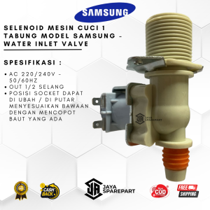 SELENOID MESIN CUCI 1 TABUNG MODEL SAMSUNG - WATER INLET VALVE