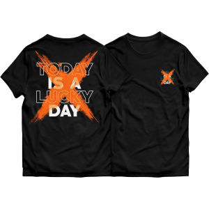 Alteru.store Baju LUCKY DAY T-shirt Distro Kaos bahan 24s