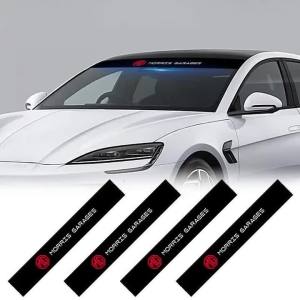 kkmf Decorate Auto Glass Front Rear Windshield Sun Shade Decal Styling Banner Sticker Suitable for MG MG5 MG6 MG7 GT HS ZS Hector R7Q2P