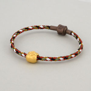 Chow Sang Sang 周生生 Charme Mini Charme Cultural Blessings 999 Gold Persimmon Mini Charm 92657C (Bracelet Not Included)