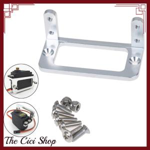 [The Cici Shop] ตัวยึดขาตั้งเซอร์โวมาตรฐานแบบยึด S3003 MG995 1ชุดสำหรับเรือ RC สีเงิน