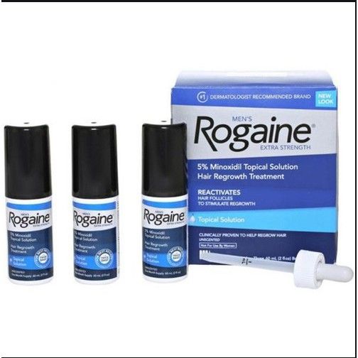 Serum mọc râu tóc Men's Rogaine Extra Strength Minoxidil Topical 5% ...
