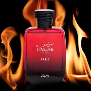 100ML RASASI Hawas Fire Perfume for Women Long Lasting Scent -100% Original Dubai Arabian Perfum