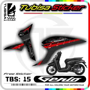 Sticker Striping Variasi Genio - Stiker Sticker Striping Variasi Motor Genio. TBS.15