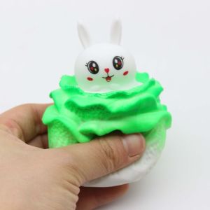 SKJK Mouse and Cheese Pop Up Mouse and Cheese Cabbage Rabbit Tea Cup Squirrel Kids Tricky Doll Cabbage Pig Kids Gift