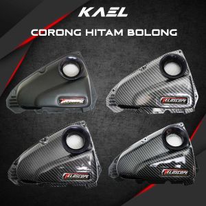 Tutup Box Filter Veloscope Carbon Beat eSP K25 K81 Street Sporty 2014 2020 & Scoopy eSP K93 2017 2020 & Vario 110 eSP 2015 2019 Cover Penutup Boks Saringan Hawa Udara Variasi Custom Corong Karbon Velocity Rapet Bolong Tertutup Terbuka Rapat
