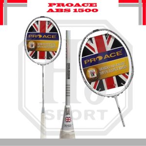Raket Original Badminton Pro Ace ABS 1500 Bonus Komplit