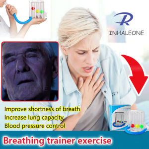 Three-Ball Spirometer Train Your Lungs and Boost Your Fitness