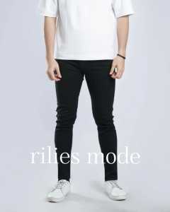 Celana Jeans Pria Bahan Streach Melar Pensil Slim fit Cowok Panjang Cowo Skinny Rilies mode
