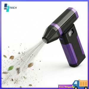 [ VKTECH ] Mini Turbo Fan 6000mAh Portable Fan with Screen Display for Home Office Car Use Adjustable Speed and Long Battery Life