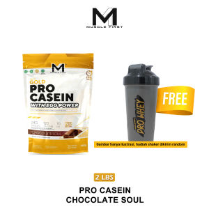 (Bonus) M1 Muscle First Pro Casein 2lb Muscle First Pro Gold Casein 900gr - Whey Protein Suplemen Fitness