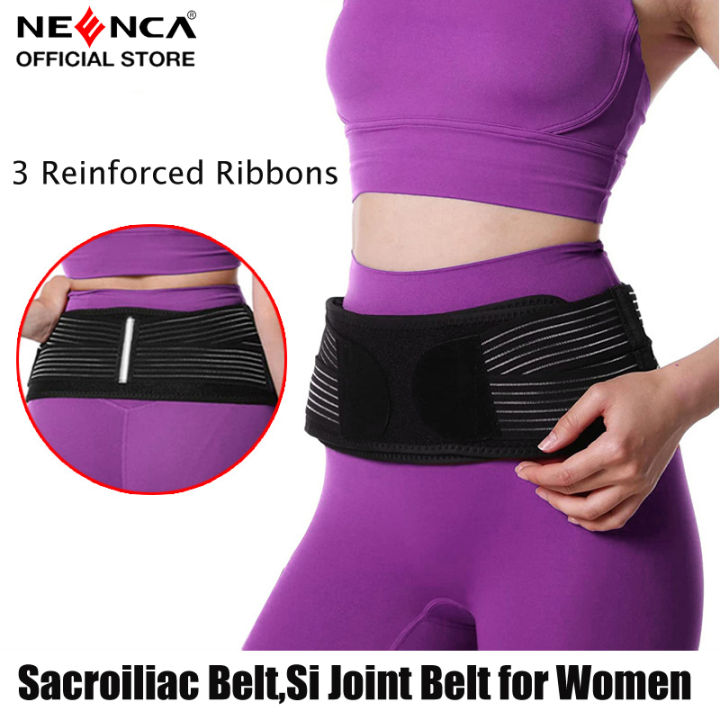 NEENCA SI Joint Belt with Three Reinforced Ribbons Sacroiliac Brace