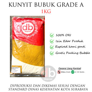 Kunyit Bubuk 1kg | Serbuk Kunir | Kunir Kering