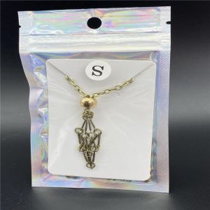 New Design Crystal Net Metal Necklace Interchangeable Crystal Stone Collecting Holder Cage Necklace Fashion Jewelry Accessories