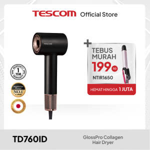 Tescom Gloss Pro Collagen BLDC Hair Dryer / Pengering Rambut Kolagen BLDC TD760ID