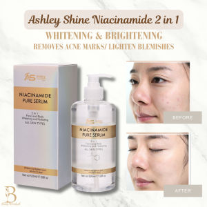 AUTHENTIC ASHLEY NIACINAMIDE PURE SERUM FACE AND BODY 520ML GLOWINGHYDRATESMOISTURIZEWHITENING