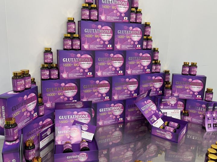 glutathione 16000 600mg Vin Ung Trng da COLLAGEN