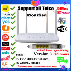 Modified LC116 LTE CPE 4G wifi router SIM card Hotspot CAT4 32 users RJ45 WAN LAN wireless modem