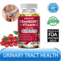 Organic Cranberry Extract Supplement, Supports Urinary Tract Health and Bladder Health, Antioxidant, 120 Capsules. 