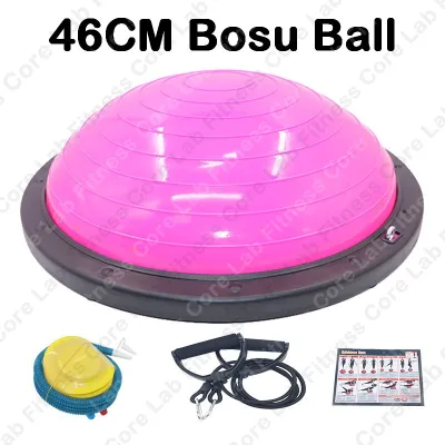 【CoreLab】 Bosu Yoga Balance Ball Half Yoga Ball Fitness Gym Workout Exercises Trainer Fitball Wave Speed 46cm 58cm