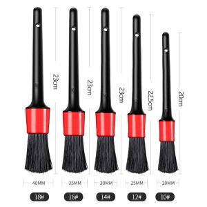 ININ 5 Pieces Car Detailing Brush Set Car Interior Cleaning Kit Automotive Detail Brushes Perfect for Auto