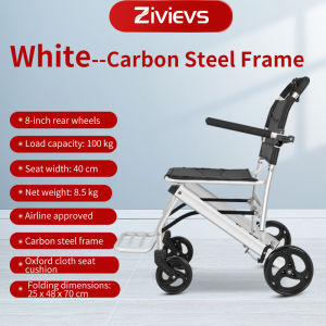 Zivievs Foldable Mobility Walker & Rollator with Adjustable Handles Large Wheels and Lightweight Design – Ideal for Seniors and Mobility Assistance Hybrid with Wheelchair Features