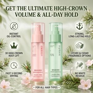 Volumizing Hair Styling Spray For Long-Lasting Hold And Boosted Crown Volume