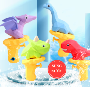 [ĐỒ CHƠI TRẺ EM] Đồ CHơi Bắn Nước Khủng Long Ngộ Nghĩnh Thú Vị