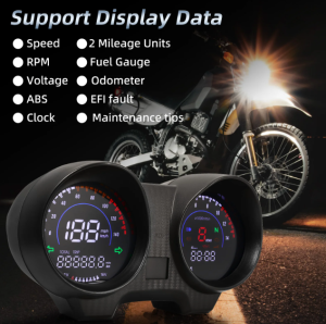 Spidometer Digital Universal Double Gato Model vixion lama NINJA RR SS