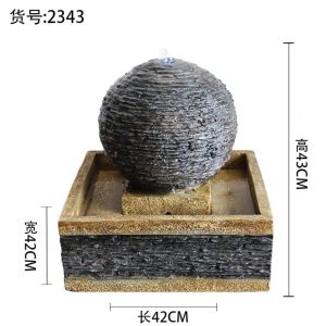 Decorative Accessories Water Fountain Indoor Home Decoration Items Water Fountain Good Luck Comes Flowing Water Decoration Home High-End Decorative Accessories Water Fountain Indoor Decorative Items Display Office Desk Decor