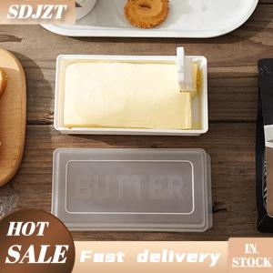 SDJZT Di động rắn bơ cắt lưu trữ hộp phụ kiện nhà bếp tủ lạnh tươi giữ hộp ăn sáng pho mát tươi-giữ hộp