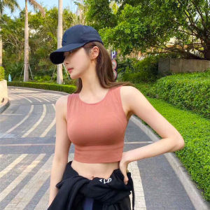 Áo croptop thể thao nữ ôm body co giãn thấm hút mồ hôi Free Size A01