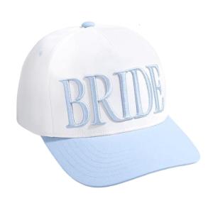 Wedding Party Bride Hat Breathable Cotton Embroidery Design Perfect For Brides Outdoor