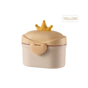 Royal Crown Portable Milk Powder Food Snacks Container Airtight Storage Baby Feeding Utensils Travel Outdoor