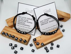 GELANG NAMA ll gelang initial ll gelang custom promo buy 10 free 1