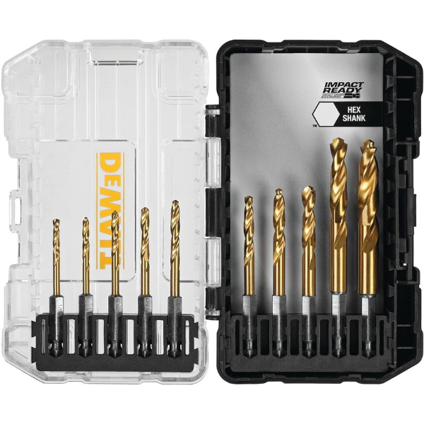 DeWALT DD5160 Titanium Drill Bit Set, 10Piece Impact Ready Lazada PH