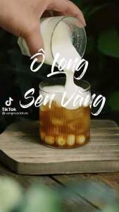 Set Trà Oolong Sen Vàng Kem Cheese 10-15 Ly Mít Tây thơm ngon đảm bảo vệ sinh an toàn thực phẩm