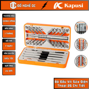 Bộ 3 Đầu Vít Bộ Mũi Vít Tua Vít Sửa Điện Thoại 24 26 48 Chi Tiết K-6024 K-6048 K-6052 Kapusi Nhật Bản Thép cao cấp chuyên dùng để tháo lắp sữa chữa